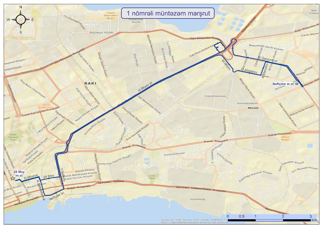 В Баку будет изменена схема движения 17 автобусных маршрутов (ФОТО)