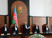 Azerbaijani Constitutional Court's Plenum confirms results of presidential election, Ilham Aliyev declared President of Azerbaijan (PHOTO)