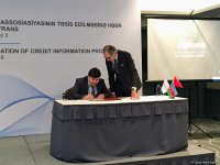 В Азербайджане учреждена Региональная ассоциация провайдеров кредитной информации (ФОТО)