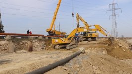 В Баку началось строительство новой автодороги (ФОТО/ВИДЕО)