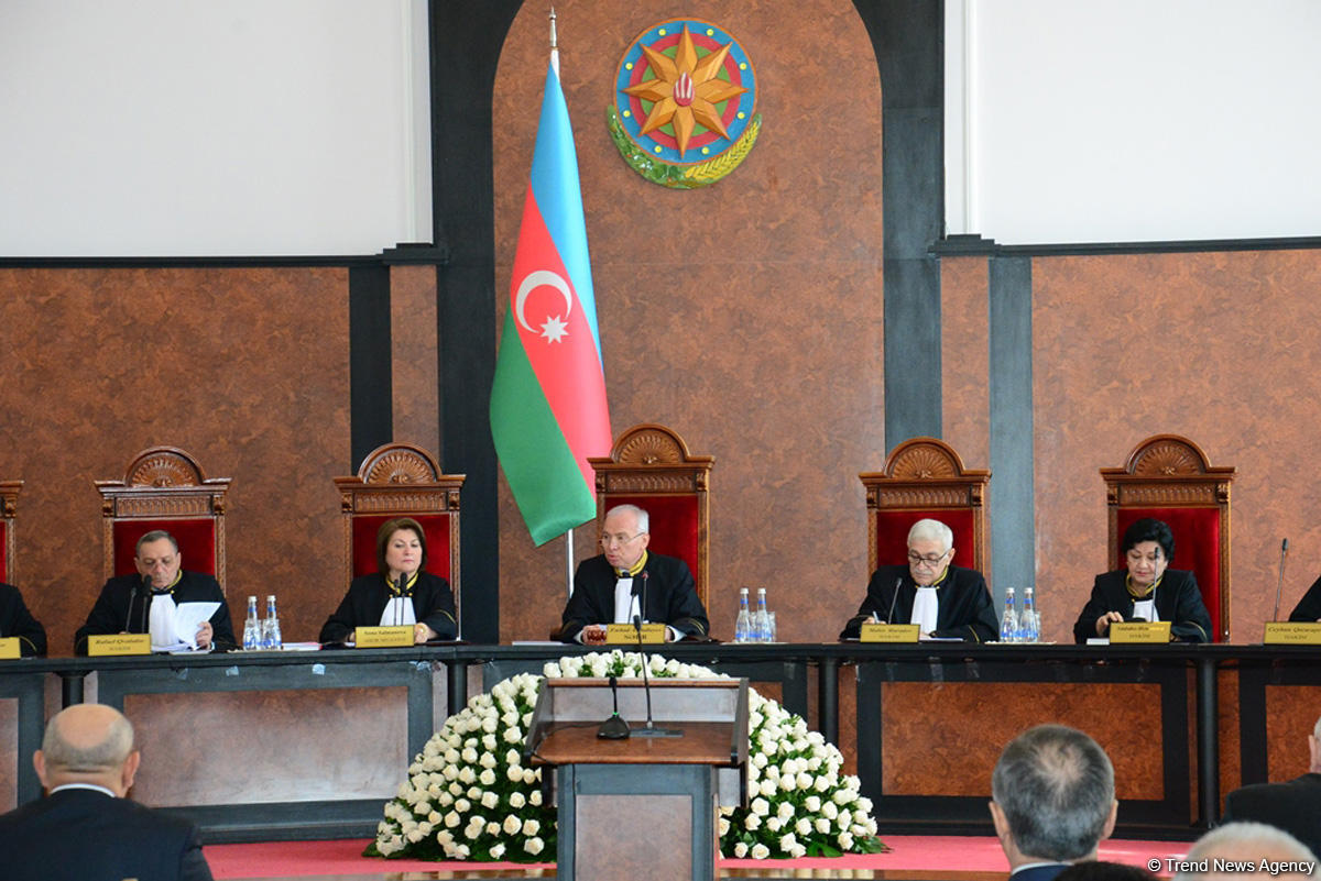 Azerbaijani Constitutional Court's Plenum confirms results of presidential election, Ilham Aliyev declared President of Azerbaijan (PHOTO)