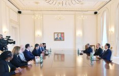 Президент Ильхам Алиев принял делегацию Международного бюро выставок (ФОТО) (версия 2)