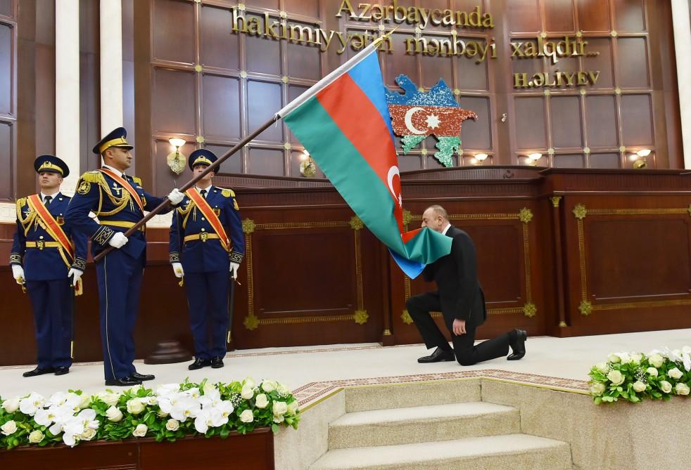 Видеоролик с церемонии инаугурации Президента Азербайджана Ильхама Алиева