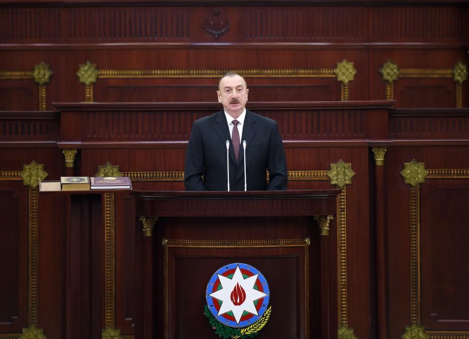 President Aliyev: Azerbaijan to continue isolating Armenia from regional projects