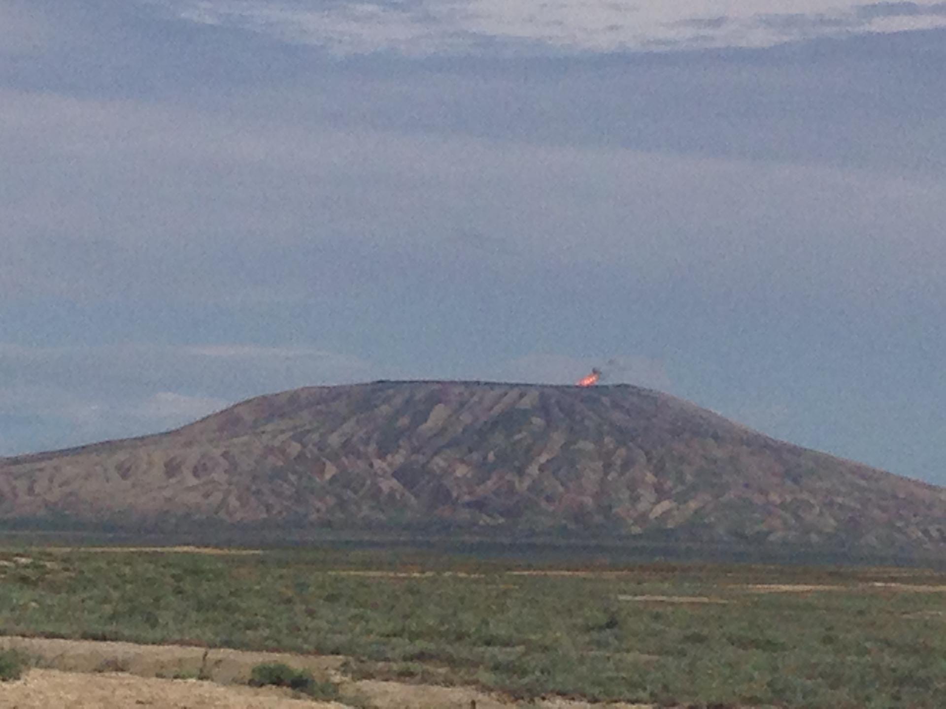 Qaradağda palçıq vulkanı püskürüb (FOTO)
