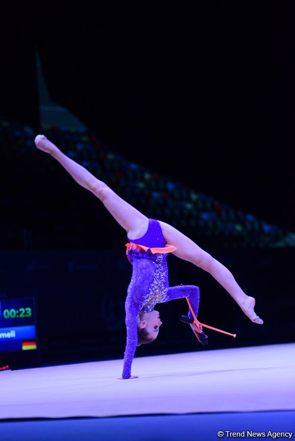 Bakıda gənc bədii gimnastların iştirakı ilə “AGF Junior Trophy” beynəlxalq turnirinə start verilib (FOTO)