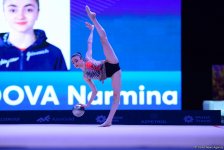 Bakıda bədii gimnastika üzrə "AGF Junior Trophy" turnirində fərdi yarışlar başladı (FOTO)