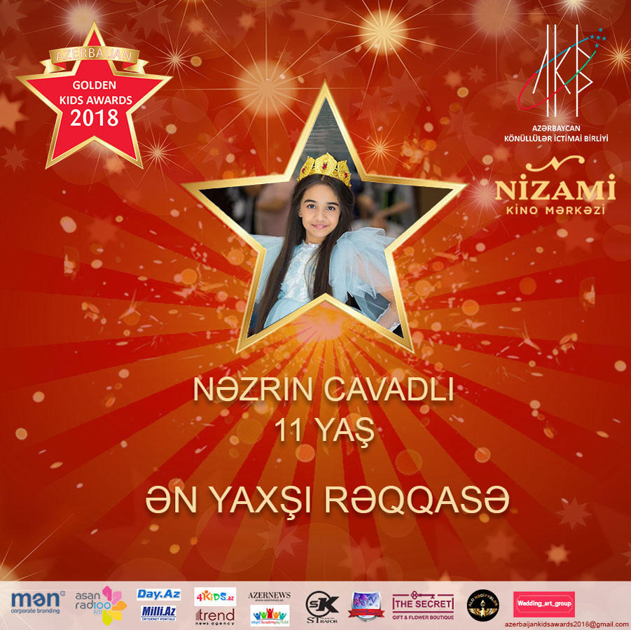 Названы первые номинанты проекта Azerbaijan Golden Kids Awards 2018 (ФОТО)