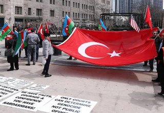 В США провели акцию протеста против утверждений о т.н «геноциде армян»