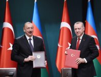 Подписаны азербайджано-турецкие документы (ФОТО)