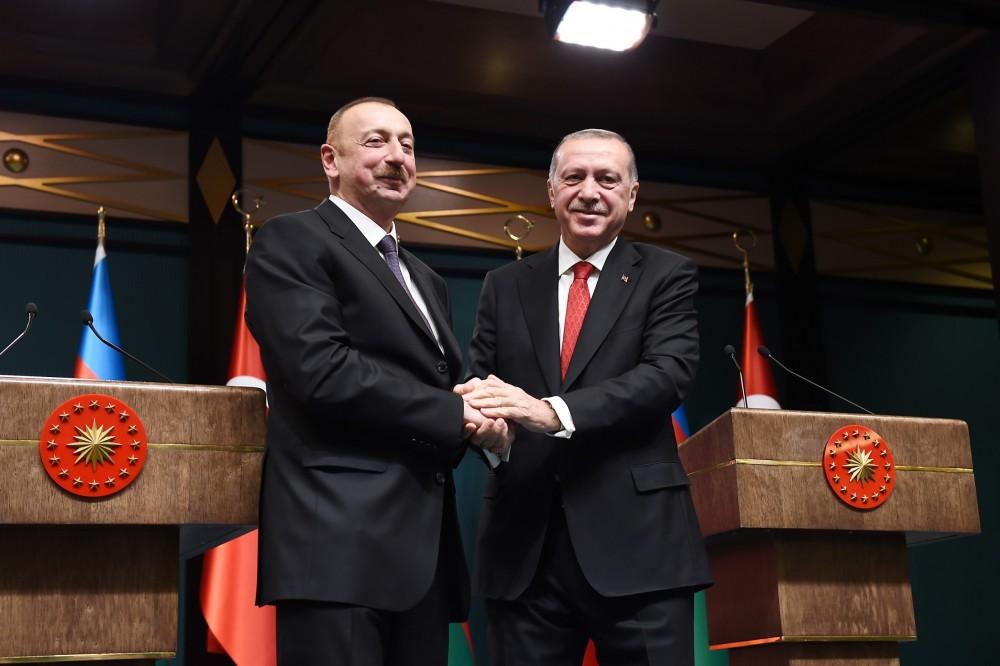 Президент Ильхам Алиев: Турция и Азербайджан - самые близкие друг другу страны, ближайшие союзники (ФОТО)