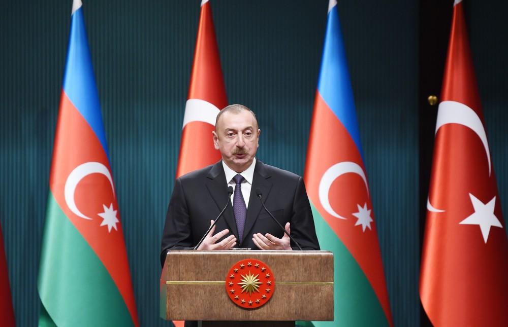 Президент Ильхам Алиев: Совместные проекты Азербайджана и Турции укрепляют региональное сотрудничество и обеспечивают стабильность в регионе
