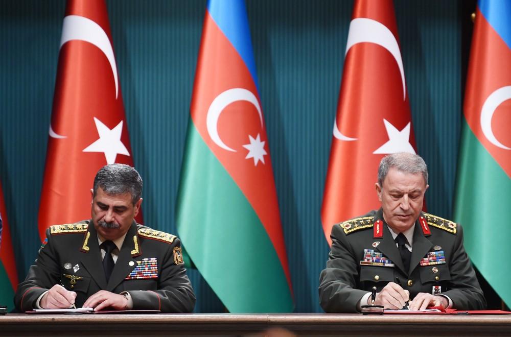 Подписаны азербайджано-турецкие документы (ФОТО)
