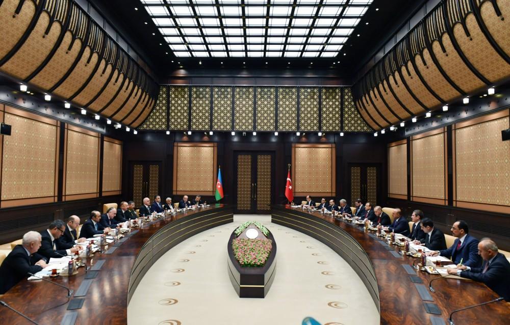 Состоялось VII заседание Совета стратегического сотрудничества высокого уровня Азербайджан-Турция (ФОТО)