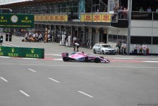 Bakıda Formula 1 yarışları başladı (FOTO)