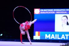 Лучшие моменты c Кубка мира по художественной гимнастике в Баку (ФОТОРЕПОРТАЖ)