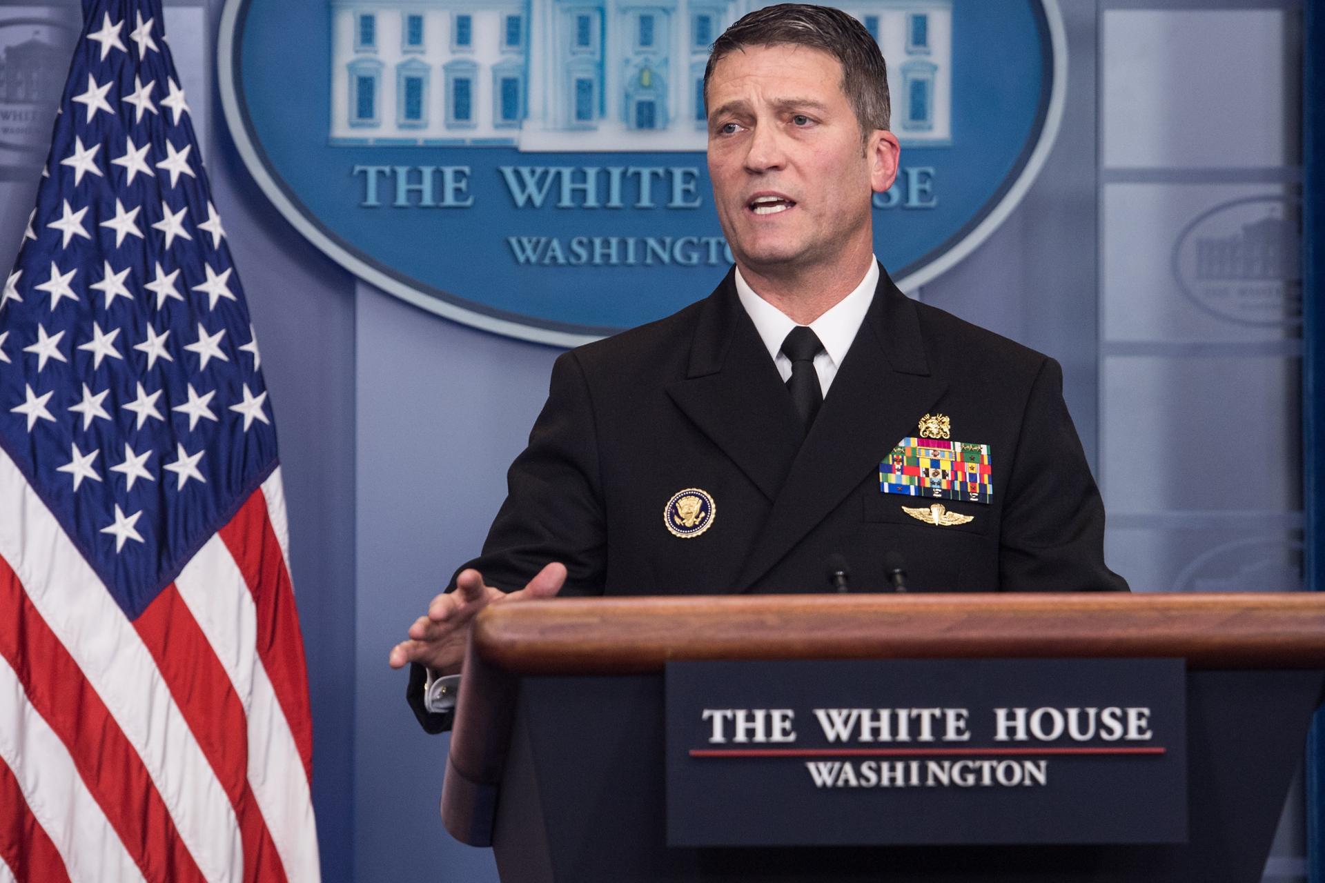 White House doctor steps back from Trump veterans job after controversy