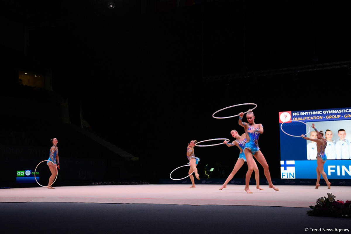 Azerbaijani gymnasts reach FIG World Cup finals in hoop exercises (PHOTO)