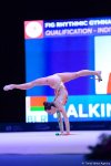 Bakıda bədii gimnastika üzrə Dünya Kubokunun ikinci yarış günündə ən gözəl məqamlar (FOTO)