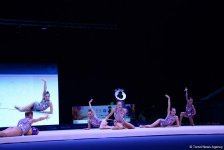 В Баку стартовал II день соревнований Кубка мира по художественной гимнастике (ФОТО)