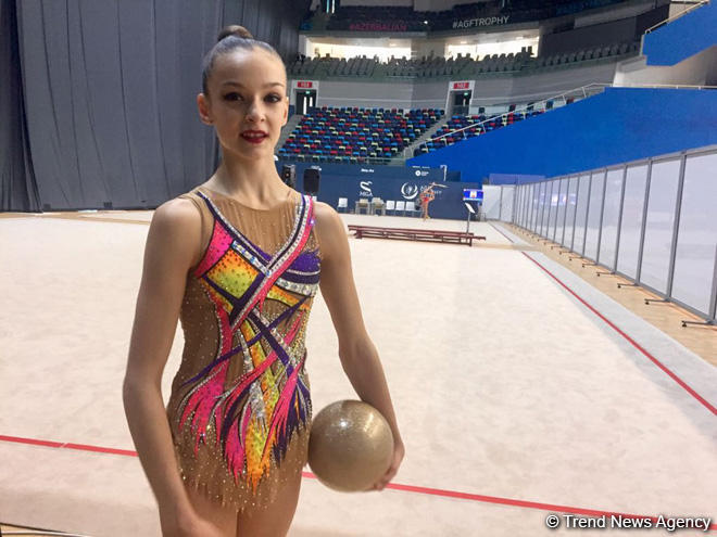 Азербайджан демонстрирует высочайший уровень организации международных гимнастических турниров - молдавская гимнастка
