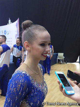 Rusiyalı gimnast: Bakı Milli Gimnastika Arenası qüsursuzdur