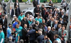 Prezident İlham Əliyev: Biz çox şadıq ki, dünya əhəmiyyətli tədbir olan Formula 1 üçüncü dəfə Bakıda keçirilir