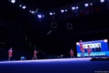 Azərbaycanın gimnastika yığması Dünya Kubokunda üçüncü oldu (FOTO) (YENİLƏNİB)