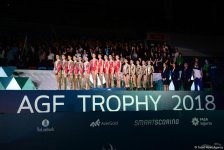 Winners of group competitions in Rhythmic Gymnastics World Cup awarded in Baku (PHOTO)