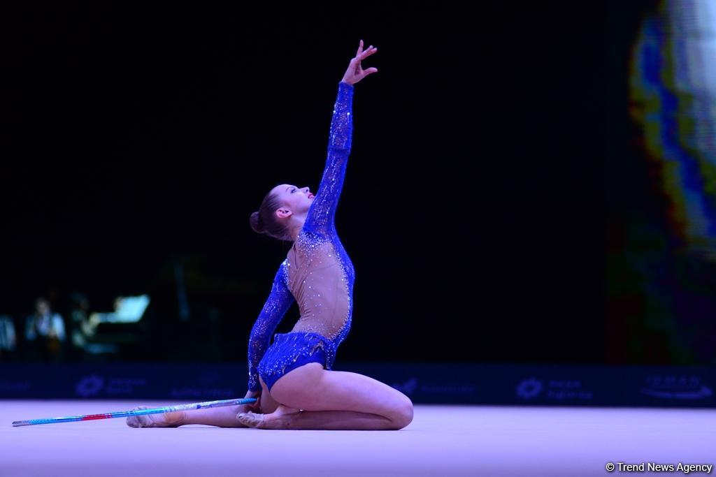 Rusiya gimnastı Bakıda Dünya Kubokunda daha bir qızıl medal qazandı