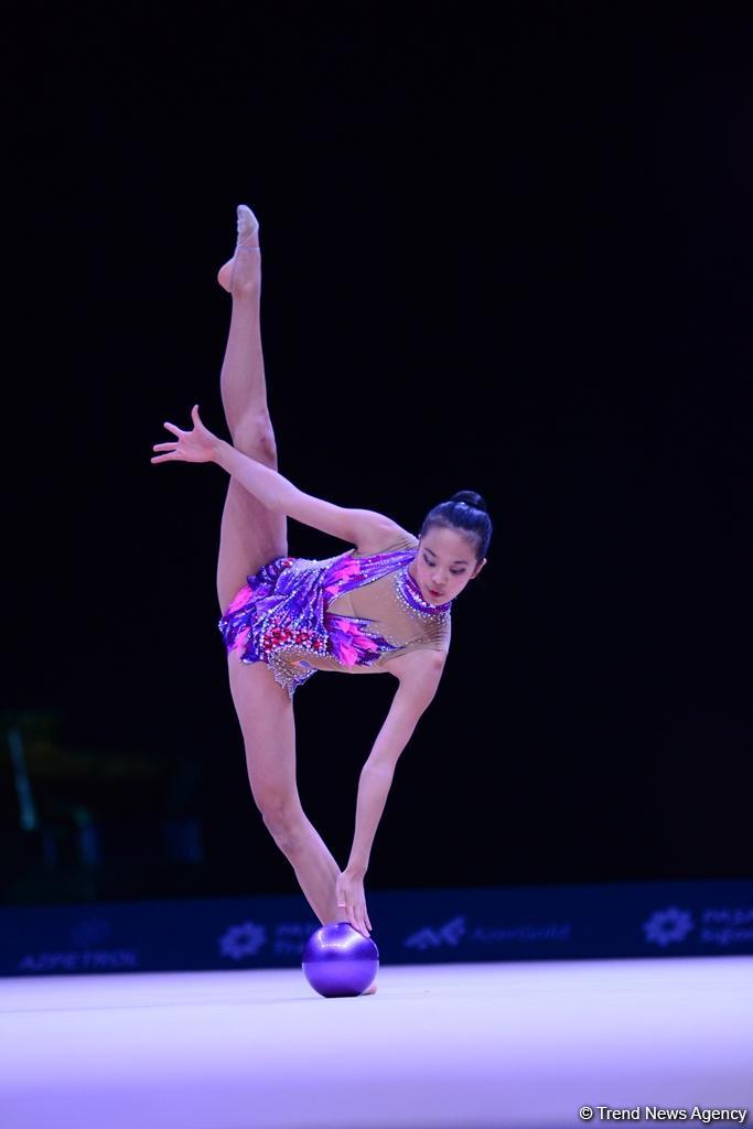 Bakıda bədii gimnastika üzrə Dünya Kubokunun sonuncu yarış günü başladı (FOTO)