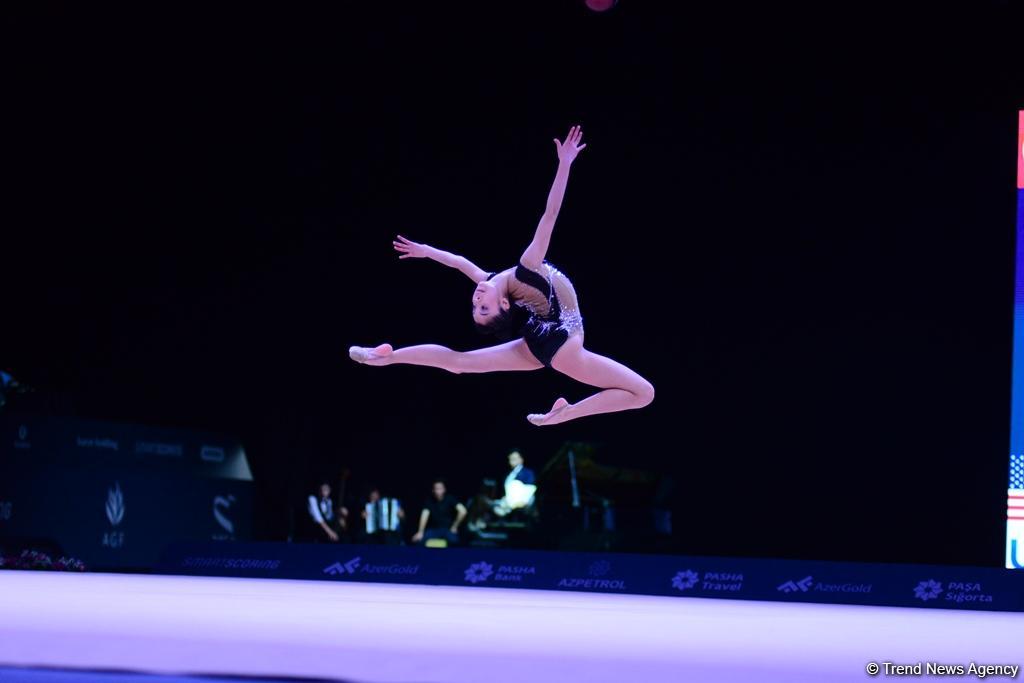 Стартовали финалы Кубка мира по художественной гимнастике в Баку (ФОТО)