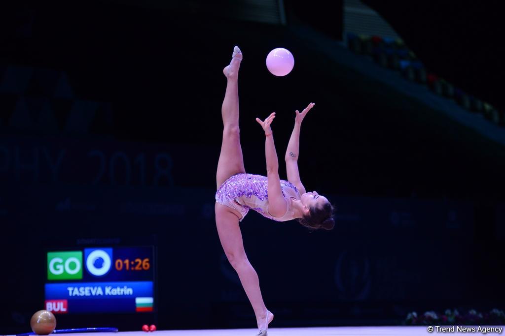 Bakıda bədii gimnastika üzrə Dünya Kubokunun sonuncu yarış günü başladı (FOTO)