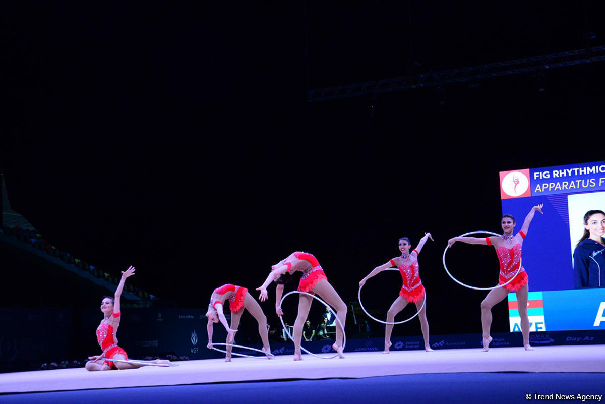 Azerbaijani gymnasts win bronze at FIG World Cup in Baku  (PHOTO)