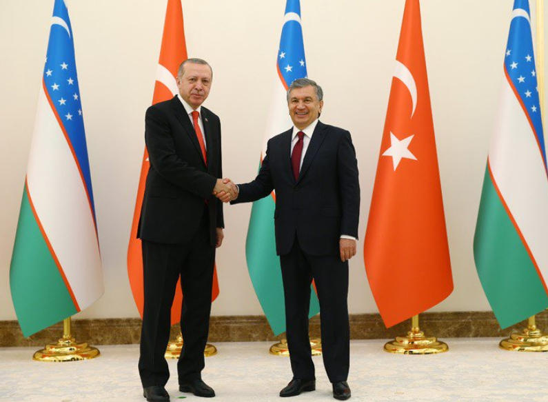 Президент Турции прибыл в Узбекистан
