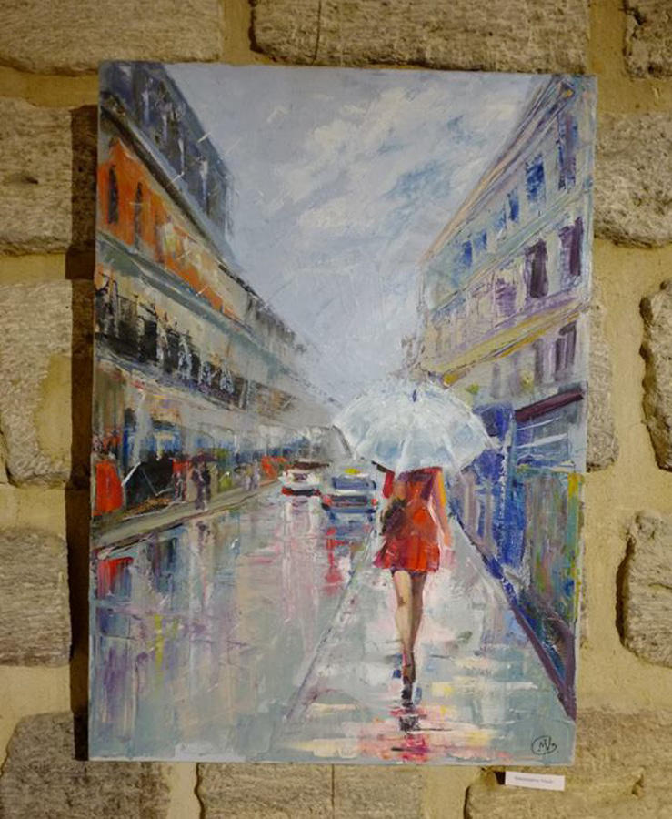 Девушка под проливным дождем и море в солнечных лучах… - Start азербайджанских художников (ФОТО)