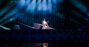 Айсель Мамедова на сцене "Евровидения 2018" (ФОТО, ВИДЕО)