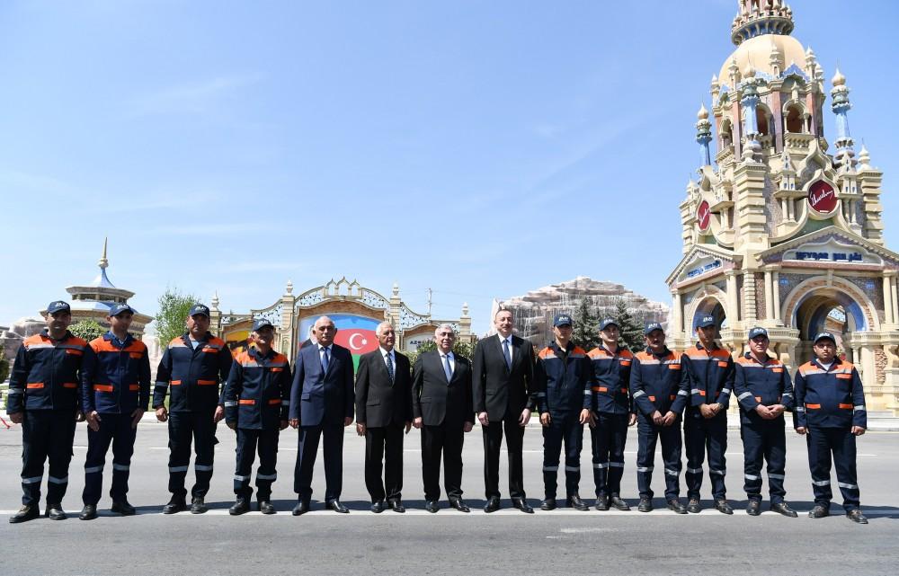 Prezident İlham Əliyev Xaçmaz-Xudat avtomobil yolunun 24 km-lik hissəsinin açılışında iştirak edib (FOTO) (YENİLƏNİB)