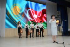 Qazaxıstanda ümummilli lider Heydər Əliyevin 95 illiyi qeyd edilib (FOTO)