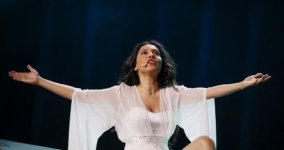 Айсель Мамедова выступила под первым номером на сцене Евровидения 2018 (ВИДЕО, ФОТО)