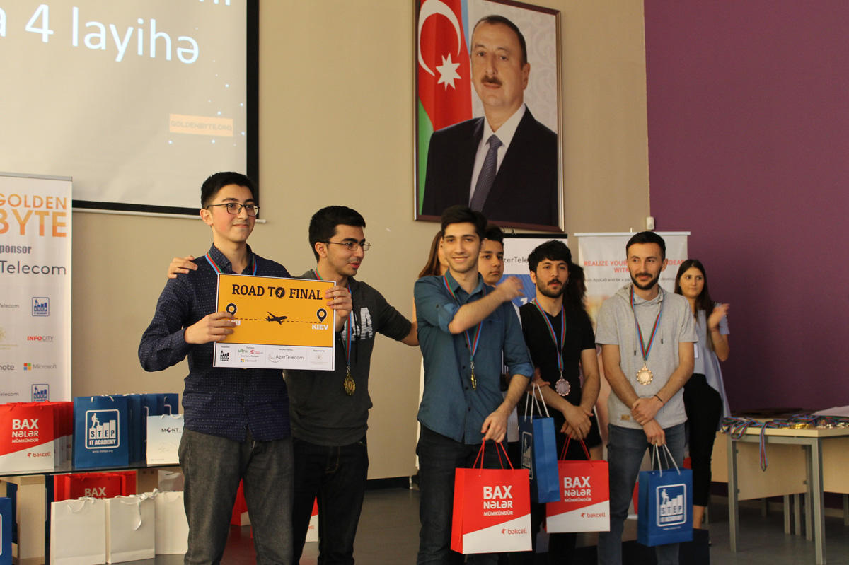 “AppLab” iştirakçıları “Golden Byte 2018” müsabiqəsinin regional finalında qalib gəliblər (FOTO)