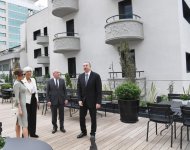 Azerbaijani president, first lady inaugurate Dinamo hotel in Baku (PHOTO)