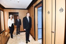 Prezident İlham Əliyev və birinci xanım Mehriban Əliyeva Bakıda "Dinamo" otelinin açılışında iştirak ediblər (YENİLƏNİB-2) (FOTO)