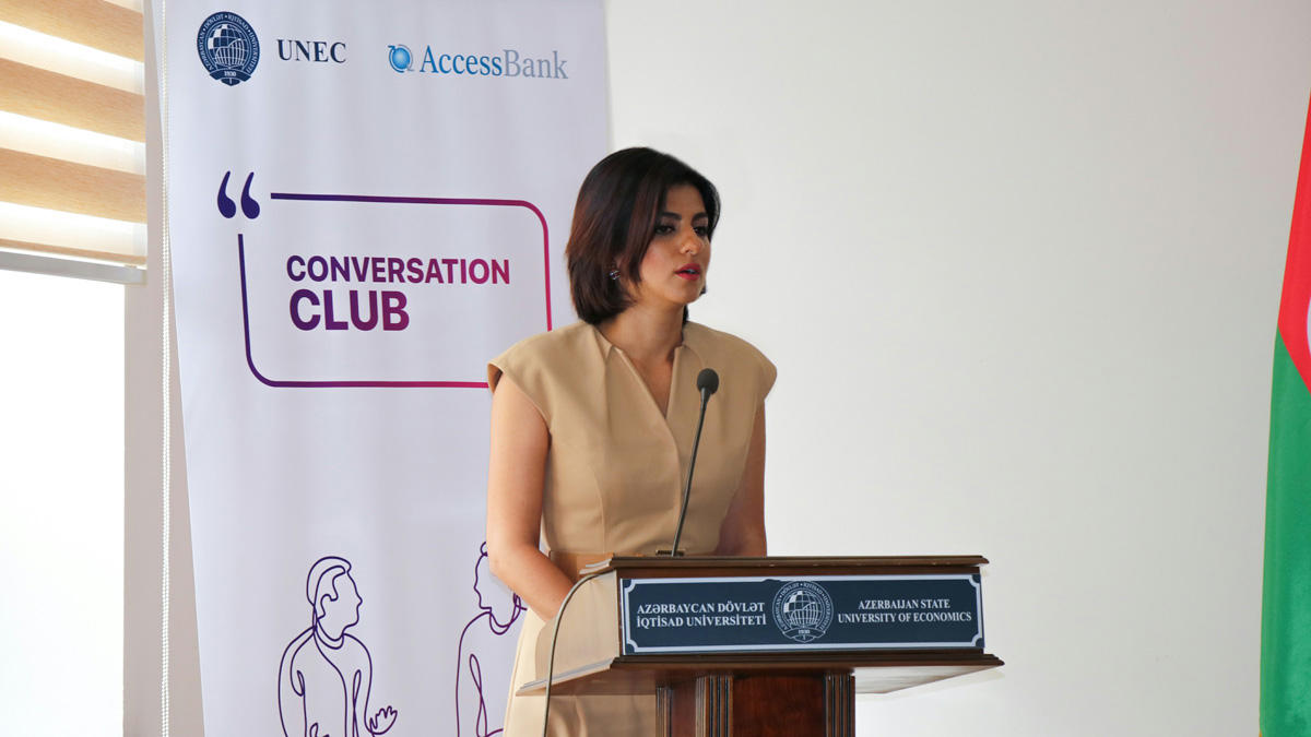 "AccessBank"ın dəstəyi ilə "UNEC Business Conversation Club" start götürüb (FOTO)