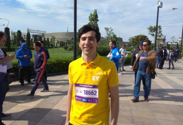 Бакинский марафон - это возможность как укрепить свое здоровье, так и найти новых друзей - участник