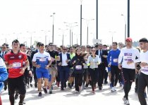 Heydar Aliyev Foundation VP Leyla Aliyeva, Arzu Aliyeva take part in Baku Marathon 2018 (PHOTO)