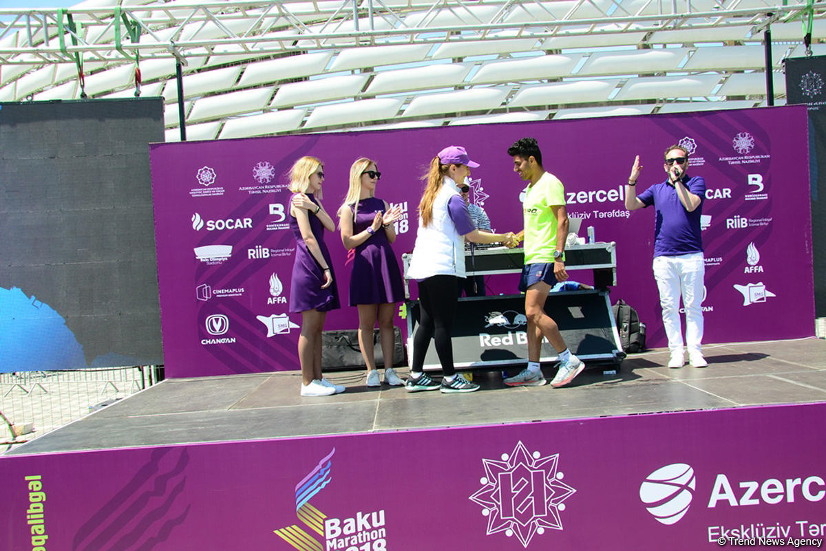 Winners of Baku Marathon 2018 awarded (PHOTO)