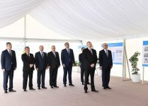 Prezident İlham Əliyev Bakı Beynəlxalq Dəniz Ticarət Limanı Kompleksinin açılışında iştirak edib (FOTO) (YENİLƏNİB-2)