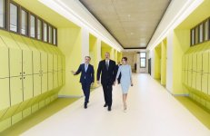 Azerbaijani president, first lady attend opening of new building of Heydar Aliyev Modern Educational Complex (PHOTO)