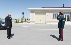 President Aliyev views border guard unit in Nakhchivan (PHOTO)